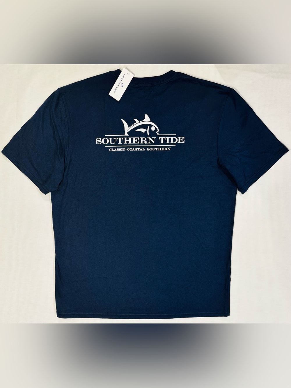 Southern Tide Men’s CLASSIC RISING SJ TEE T-shirt XL Navy Blue NWT 12063